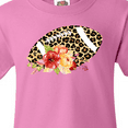 thumbnail image 4 of Inktastic Football with Flowers and Leopard Spots Youth T-Shirt, 4 of 5