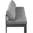 thumbnail image 4 of Meridian Furniture Nizuc Grey Outdoor Patio Modular Sofa, 4 of 9