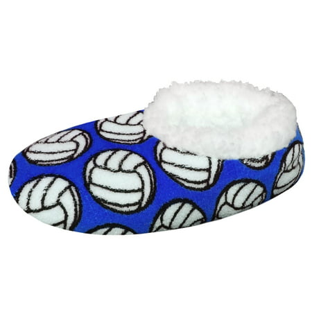 

Volleyball Fans Rejoice: Get Cozy with Snoozies Volleyball Slippers/Foot Coverings