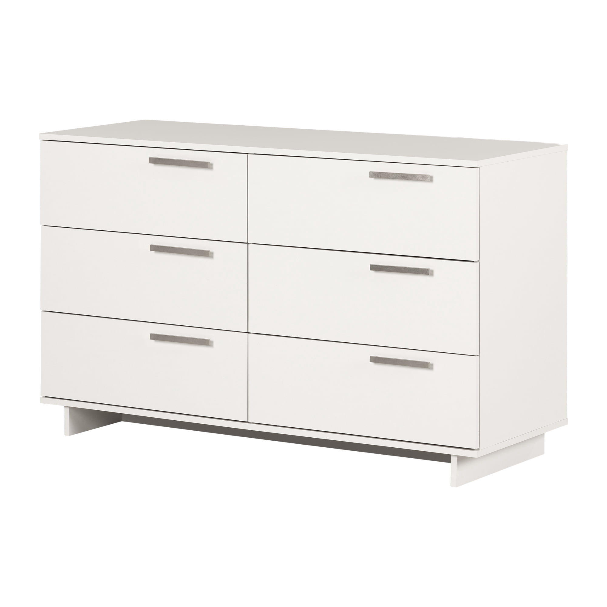 South Shore Cavalleri 6-Drawer Dresser for Adult, in Pure White