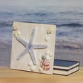 thumbnail image 3 of 10" Cape Cod Inspired Starfish Wall Hanging Plaque with Seashells, 3 of 3