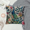thumbnail image 2 of YINGXI Watercolor Birds Elkn Decorative Throw Pillowcase Cushion Cover () 12x12in, 2 of 5