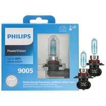 Philips PowerVision 9005 Halogen Headlight Bulbs, 2 pack, Fits Select Vehicles
