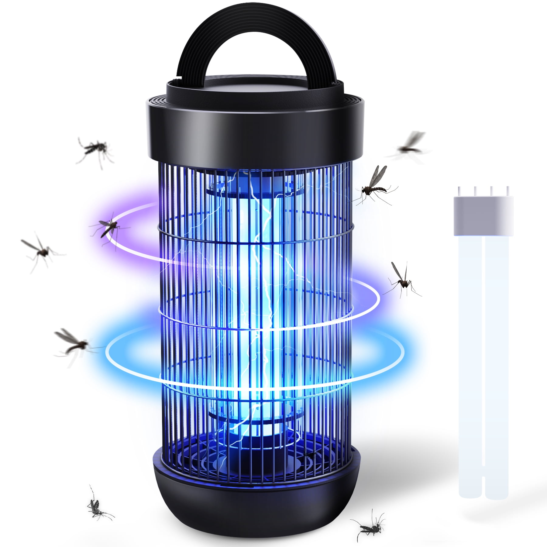 4000V Waterproof Fly Zapper for Patio,Electronic Mosquito Killer Lamp,UV Electric Insect Killer Trap Lamp for Garden Backyard and Home Indoor 1/2 Acre Coverage CHLANT Electric Bug Zapper Outdoor 