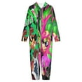 thumbnail image 3 of Splatoon One Piece Pajama Hooded Union Suit PJs Sleepwear, 3 of 7