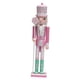 thumbnail image 5 of Figura de cascanueces Figura de cascanueces de Navidad Accesorios para fotografías Manualidades Decoración navideña Escultura para fiesta Sala de Rosa, 5 of 9