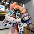 thumbnail image 4 of LLavero de Sanrio con melodía Kuromi para mujer, llavero Kawaii de dibujos animados de rana, pudín, perro, pingüino, colgante para bolso de mujer, venta al por mayor, 2024, 4 of 4