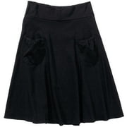 Juniors A-Line Skirt With Pockets