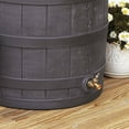 thumbnail image 6 of Good Ideas Rain Wizard 50 Gallon Rain Barrel Water Collector, Oak (2 Pack), 6 of 11