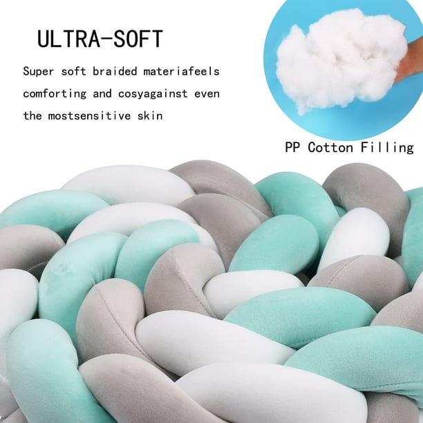 4 Knot Cushion Soft Knot Handmade Braided Decor for Sofa Bedroom