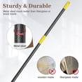 thumbnail image 5 of Mop Handle Commercial Heavy Duty - 60 inch Metal Commercial Mop Handle, Side Gate Mop Head Replacement Holder for Floor Cleaning, 5 of 7