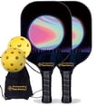 thumbnail image 1 of Usine de Pickleball PB00032-4-G Près de chez Moi Ensemble de Pickleball - Balles Roses Meilleures Palettes de Pickleball 2023, Lots de Palettes de Pickleball, Fibre de Verre Graphite, 1 of 1