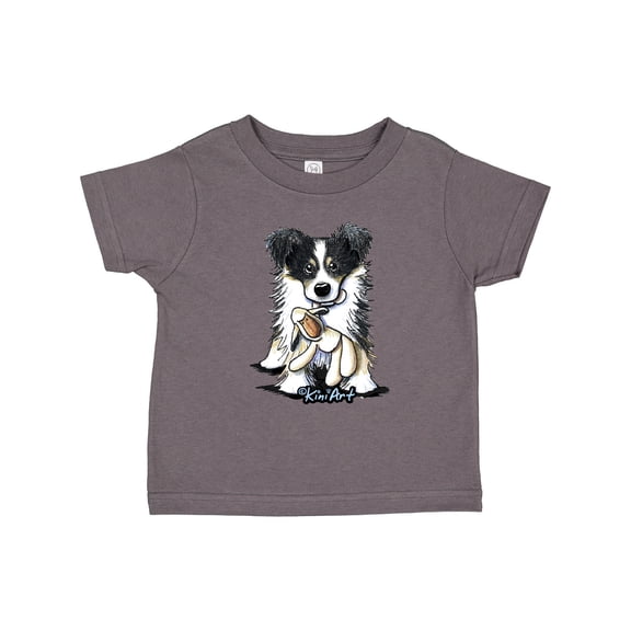Inktastic Tri-Color Border Collie Boys or Girls Toddler T-Shirt