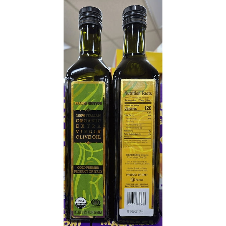 Trader Giotto's 100% Italian Organic Cold Pressed Extra Virgin