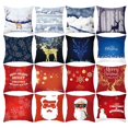 thumbnail image 2 of Gran oferta, decoración navideña, funda de almohada de poliéster, adornos navideños, adornos navideños para el hogar, Feliz Año Nuevo, 2 of 4