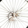 thumbnail image 4 of DecMode White Metal Bike Wall Decor with Black Wheels and Orange Basket, 4 of 13