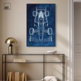 thumbnail image 3 of Race Car Blueprint Canvas Urban Posters by Art Remedy, Black Frame, 24 x 36, 3 of 7