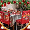 thumbnail image 2 of Touchbetter 6 Pcs Christmas Dining Chair Covers Removable Washable Stretch Slipcovers for Xmas Restaurant Farmhouse Kitchen Hotel Decor Supplies(Gingerbread Man), 2 of 6