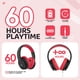 thumbnail image 4 of Auriculares Bluetooth JoySpark para niños, ligeros, 60 horas de reproducción, 4 of 7