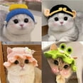 thumbnail image 2 of Pet Headsets, Cat and Dog Weaving Hats, cosplay Props, Headwear, Funny Transformation Clothes, 2 of 4