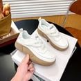 thumbnail image 2 of Sneakers Sport Shoes Lightweight Comfortable Trainers Slip On Women Casual Shoes White 35, 2 of 8