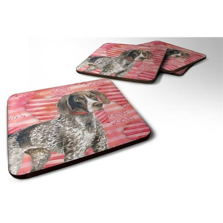 

German Shorthaired Pointer Love Foam Coaster