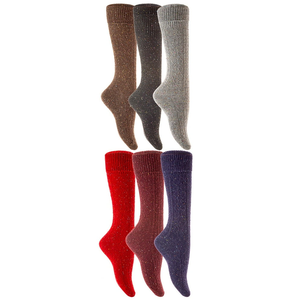 Meso - Meso Women's Big Girl's 5 Pairs Pack Supreme Knee High Wool ...