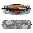 thumbnail image 3 of Ratiio Horses Running Through The Water Pattern Leather Pencil Case, Pencil Pouch with Durable Zipper, Compact and Stylish Organizer for Stationery, Art Supplies, Travel Essentials, 3 of 8