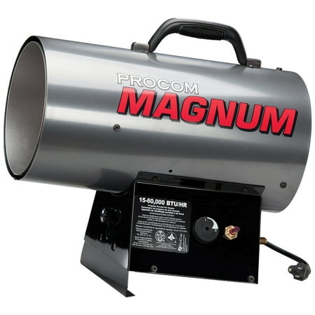 

Procom Pcfa60v 60 000 BTU Liquid Propane Forced Air Heater - Silver