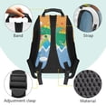 thumbnail image 4 of Garronmavis Rainbow Baby Dinosaur Kids Boys Backpack 4-Piece Set - Includes School Backpack, Lunch Bag, Pencil Case, Water Holder Case, Lightweight School Bag for Outdoor Picnic, 4 of 8
