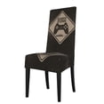 thumbnail image 1 of ZICANCN Retro Gaming Area Warning Chair Protectors Seat Covers , Dining Chair Slipcovers for Dining Room Hotel Kitchen Gamer Zone Sign, 1 of 8