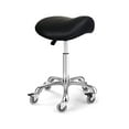 thumbnail image 1 of McDooFly Tabouret Selle Ergonomique avec Roues Chaise Roulante Chaise Selle Professionnelle Robuste Tabouret Hydraulique Pivotant Réglable pour Massage Coiffeur Salon Tatouage Bureau (Sans Dossier, Noir), 1 of 4