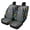 Paw prints, variant on Pzuqiu Skull Seat Covers for Cars Full Set Easy to Install Car Seat Covers Full Set, Interior Accessories Anti-Slip Compatible with Trucks SUV Sedans