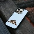 thumbnail image 4 of WIRESTER Shockproof Soft Rubber Cover Case for Apple iPhone 16 Pro 6.3" 2024, Basset Hound Dog Lying Down Looking Up On Light Blue Background, 4 of 5