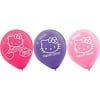 Amscan BLLN LTX Hello Kitty Rainbow, 6-Count, Printed Balloons