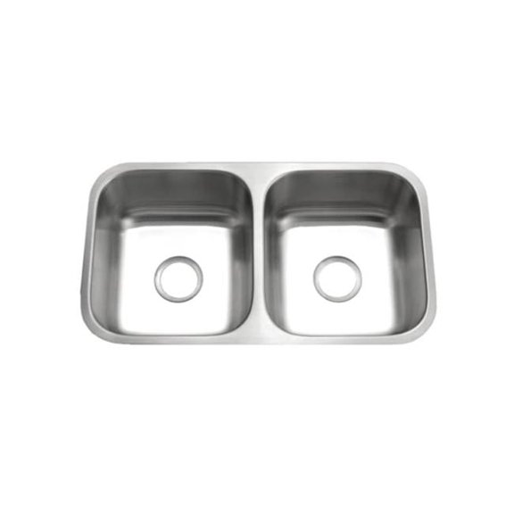 Houzer STD-2100-5 31 in. Eston Undermount 50-50 Double Bowl Kitchen Sink, Stainless Steel - Pack of 5
