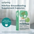 thumbnail image 4 of UpSpring Milkflow Fenugreek & Blessed Thistle Breastfeeding Supplement Capsules, 100 Count, 4 of 9