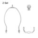 thumbnail image 4 of Kit de arpa de lámpara de 7 pulgadas Uxcell con soporte de pantalla de lámpara cromo, 2 juegos, 4 of 6