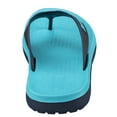 thumbnail image 4 of JMAT-Paragon Men's Lightweight Waterproof Thong Slippers, Turquoise-Navy, Size 6, 4 of 4