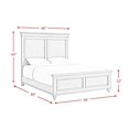 thumbnail image 7 of Pemberly Row Traditional Wood 66"W Wood Queen Bed in Gray Finish, 7 of 7