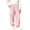 Pink, variant on Ashirexll Girls Pants Elastic Waist Side Bow Knot Cuffed Pants Lightweight Breathable Loose Pants for 5-15 Years