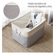 thumbnail image 4 of Canastas Organizadoras Plegables Con Asas, 3 Paquetes, 4 of 5