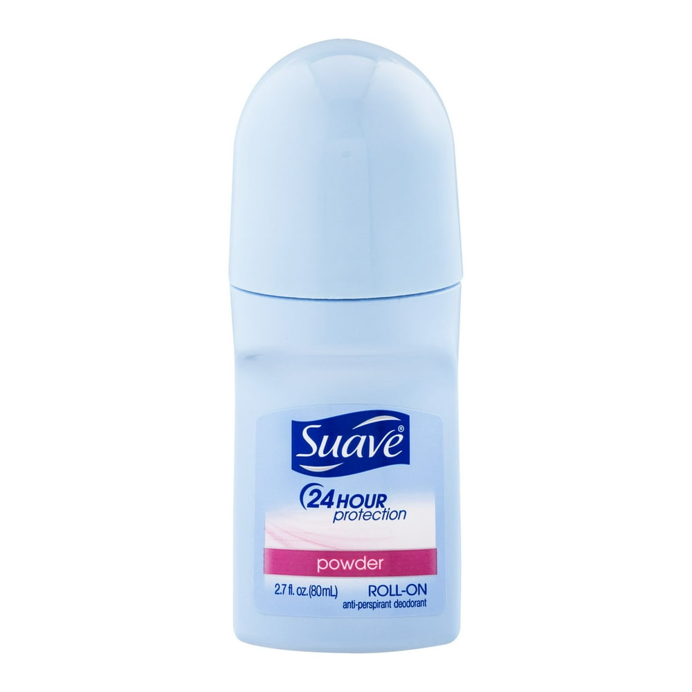 Suave RollOn Powder AntiPerspirant Deodorant 24 Hour Protection 2.7