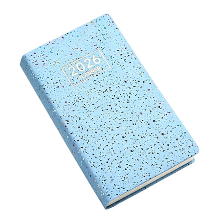 Clearance Under $1.3, 1 Pack 2026 Daily Planner Notebook, A6 Hardcover Schedule Book, Portable Travel Diary