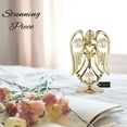 thumbnail image 3 of Matashi 24K Gold Plated Crystal Studded Angel Holding A Heart Ornament Home Decorative Showpiece Gift for Christmas Birthday Mother's Day Anniversary New Year Living Room Bedroom Decor, 3 of 7