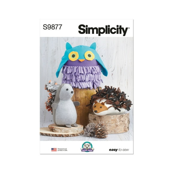 Simplicity Paper Sewing Pattern 9877 - Toys