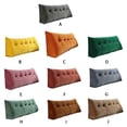 thumbnail image 3 of Monstrate Funda De Cojín De Cabecera Triangular Fabricada Con Felpa Fácil De Limpiar Varios Colores Fácil De Cambiar Juegos de cama aguamarina clara, 3 of 6