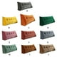 thumbnail image 3 of Advancent Poliéster elegante de los diversos colores suaves y cómodos de la cubierta de la almohada de la cuña de la cama fácil de cambiar Juegos de cama cuero rojo, 3 of 6