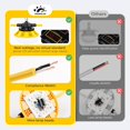 thumbnail image 3 of UTAH-50ft LED Switch String Lights: 50w 5500lm ETL Listed Bright Industrial Outdoor Temporary Lighting Hanging IP65 Waterproof 18AWG Wire Work Construction Light for Attic Jobsite Garage, 3 of 4