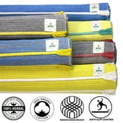 Ayurvedic herbs infused Organic Cotton yoga mat for meditation, Pilates, fitness, prayer,|Hand-woven|anti-slip back| No Synthetic & chemical